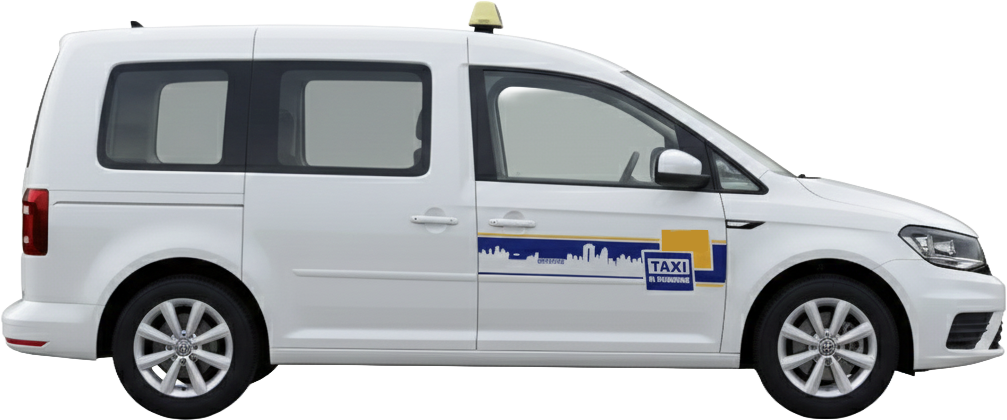 Taxi Volkswagen Caddy 6 plazas en Benidorm miniván gran capacidad para grupos y equipaje grande