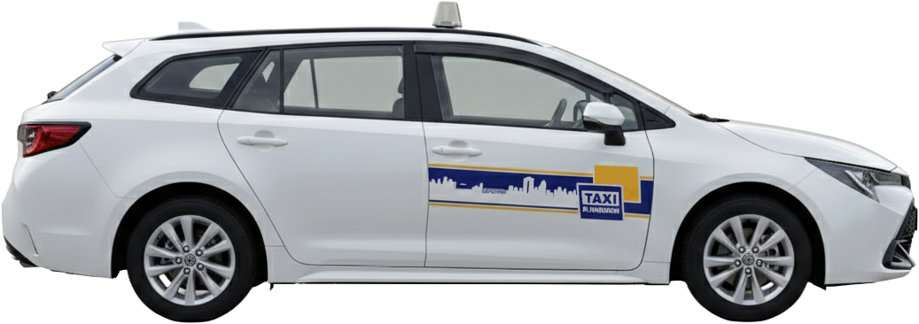 Taxi Toyota Corolla Híbrido en Benidorm coche confortable para parejas y equipaje estándar